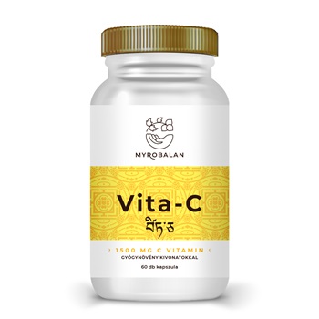 Myrobalan vita-c 1500mg c-vitamin gyógynövény kivonatokkal vegán kapszula 60 db