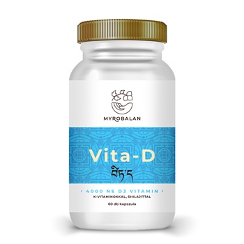 Myrobalan vita-d 4000ne d3-vitamin k1+k2 vitaminokkal és shilajittal vegán kapszula 60 db