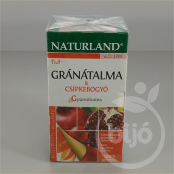 Naturland gyümölcstea gránátalma-csipke 20x2g 40 g