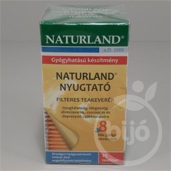 Naturland nyugtató tea 25x1,5g 38 g