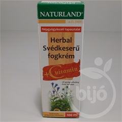 Naturland Swedish bittersweet toothpaste + vitamin c 100 ml