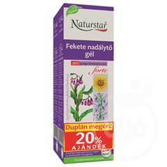 Naturstar fekete nadálytő gél forte dupla 2x60ml 120 ml