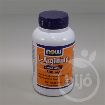 Now l-arginin kapszula 500mg 100 db