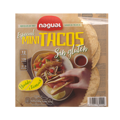 Nagual mini tacos kukorica tortilla 10cm 170 g