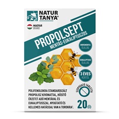 Natur Tanya propolsept mentás-eukaliptuszos szopogatótabletta 20 db