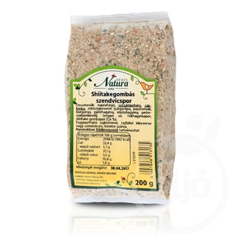 Natura shiitake gombás szendvicspor 200 g