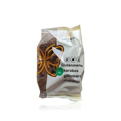 Natural gluténmentes karobos-gyömbéres rizskeksz 150 g