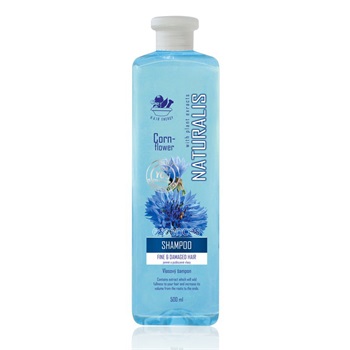 Naturalis búzavirág kivonatot tartalmazó sampon vékonyszálú, töredezett hajra 500 ml