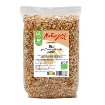 Naturgold bio puffasztott zab natúr 150 g
