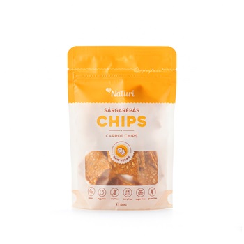 Naturi sárgarépás chips 50 g