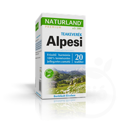 Naturland alpesi gyógynövény teakeverék filteres 20x1g 20 g