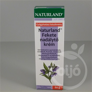 Naturland feketenadálytő krém 60 g