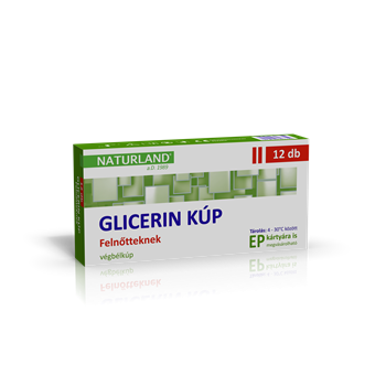 Naturland glicerin kúp felnőtteknek 2500mg 12 db