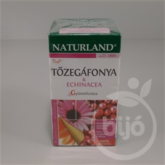 Naturland gyümölcstea tőzegáfonya-echinacea 20x2g 40 g