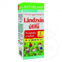 Naturland lándzsás útifű+c-vitamin gyerek szirup 150 ml