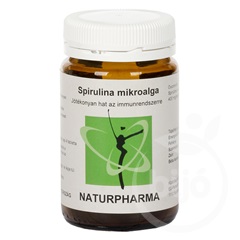 Naturpharma spirulina mikroalga tabletta 120 db