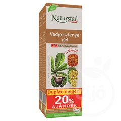 Naturstar vadgesztenye gél forte dupla 2x60ml 120 ml