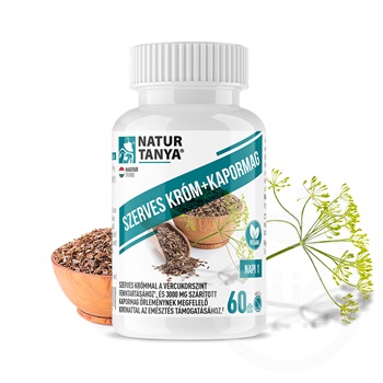 Naturtanya szerves kapormag krómmal forte tabletta 60 db