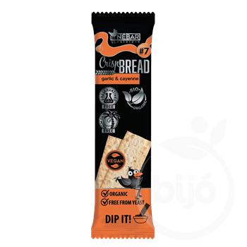 Nébar naturpro bio lapkenyér fokhagymás, cayenne borssal 25 g