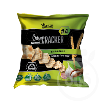 Nébar naturpro crispcracker kréker búzaliszt, fokhagyma 60 g