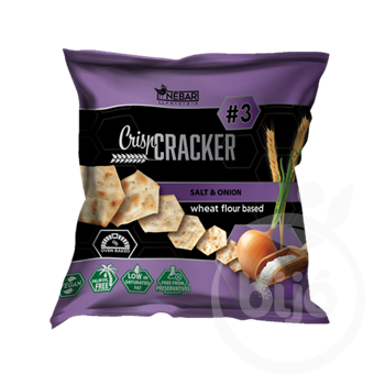 Nébar naturpro crispcracker kréker búzaliszt, hagyma 60 g