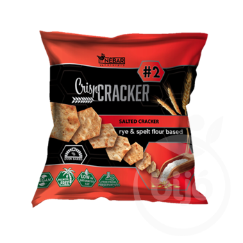 Nébar naturpro crispcracker kréker rozsliszt, tönkölyliszt 60 g