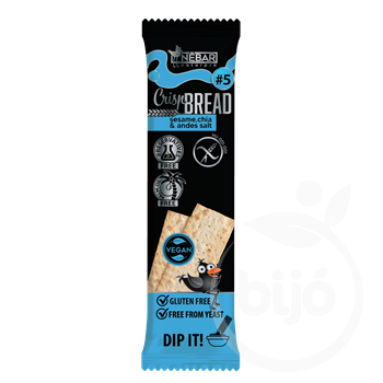 Nébar naturpro lapkenyér gluténmentes szezámos, chiás, andoki sóval 25 g