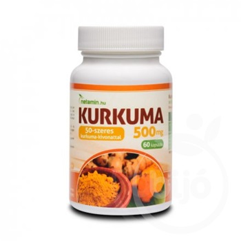 Netamin kurkuma 500mg kapszula 60 db