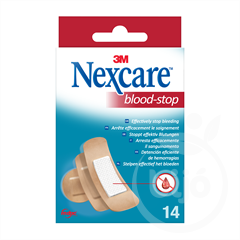 Nexcare sebtapasz blood-stop vérzéscsillapító vegyes 14 db