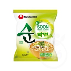 Nongshim instant zöldségleves tésztával 112 g