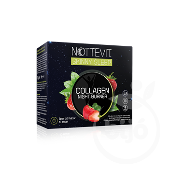 Nottevit skinny sleep collagen night burner eper ízű italpor 10 db