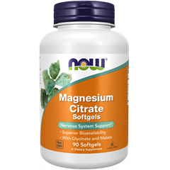 Now magnesium citrate 134mg lágykapszula 90 db