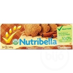 Nutribella keksz fruktózzal fahéjas 105 g