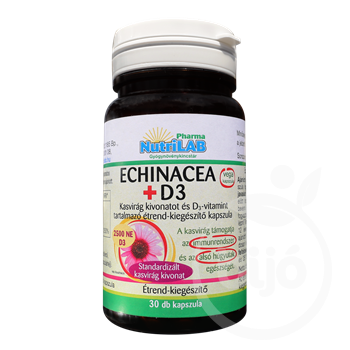 Nutrilab echinacea+D3 kapszula 30 db