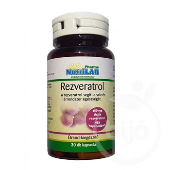 Nutrilab rezveratrol kapszula 30 db