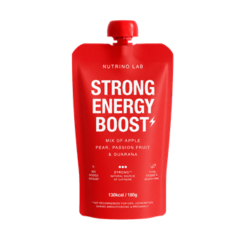 Nutrino Lab strong energy boost - alma, körte, passion fruit, guarana 180 g
