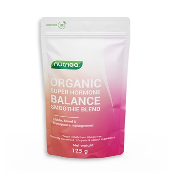 Nutriqa bio vegán szuper hormonegyensúly keverék 125 g