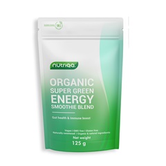 Nutriqa bio vegán zöld energia keverék 125 g