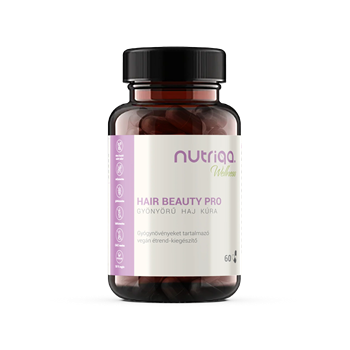 Nutriqa hair beauty pro gyönyörű haj kúra vegán kapszula 60 db