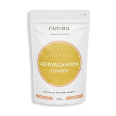 Nutriqa organic ashwagandha por 125 g