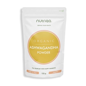 Nutriqa organic ashwagandha por 125 g