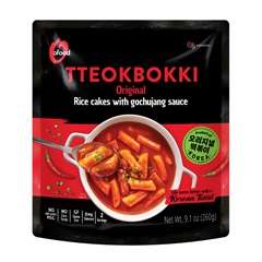 O`Food original tteokbokki-pikáns gochujang szósszal 260 g