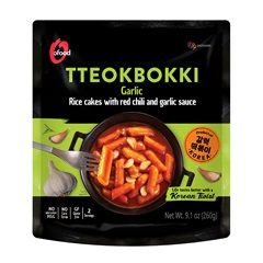 O`Food tteokbokki-fokhagymás szósszal 260 g