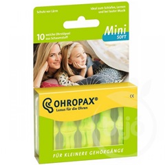 Ohropax mini soft earplugs 10 pieces