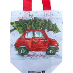Ökotáska kis többféle karácsonyi mintás 1 db
