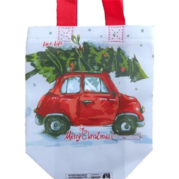 Ökotáska kis többféle karácsonyi mintás 1 db