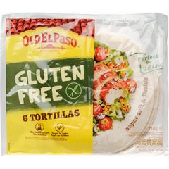 Old El Paso gluténmentes tortilla lap 216 g