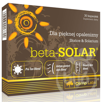 Olimp Labs beta solar barna bőr támogató kapszula 30 db