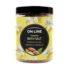 On Line fürdősó argán és vanília 1200 g