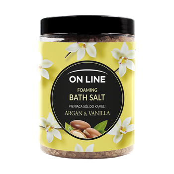 On Line fürdősó argán és vanília 1200 g